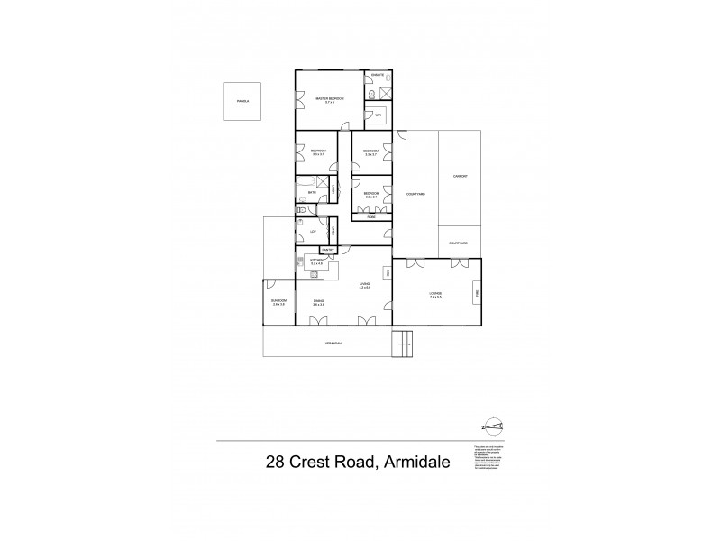 28 Crest Road, Armidale NSW 2350 Floorplan
