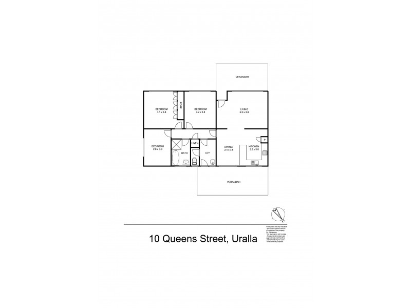10 Queen Street, Uralla NSW 2358 Floorplan
