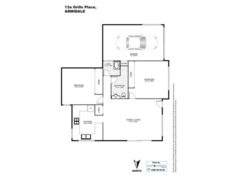 13A Grills Place, Armidale NSW 2350 Floorplan