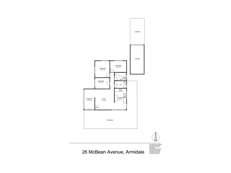 26 McBean Avenue, Armidale NSW 2350 Floorplan