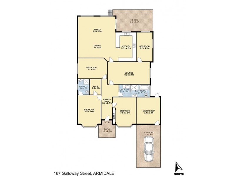 167 Galloway Street, Armidale NSW 2350 Floorplan