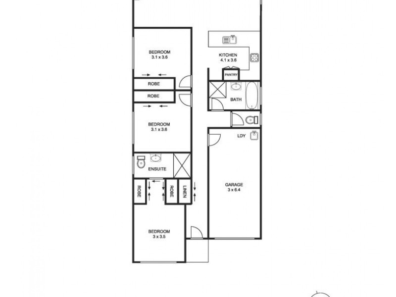 1/2 Ailsa Crescent, Armidale NSW 2350 Floorplan