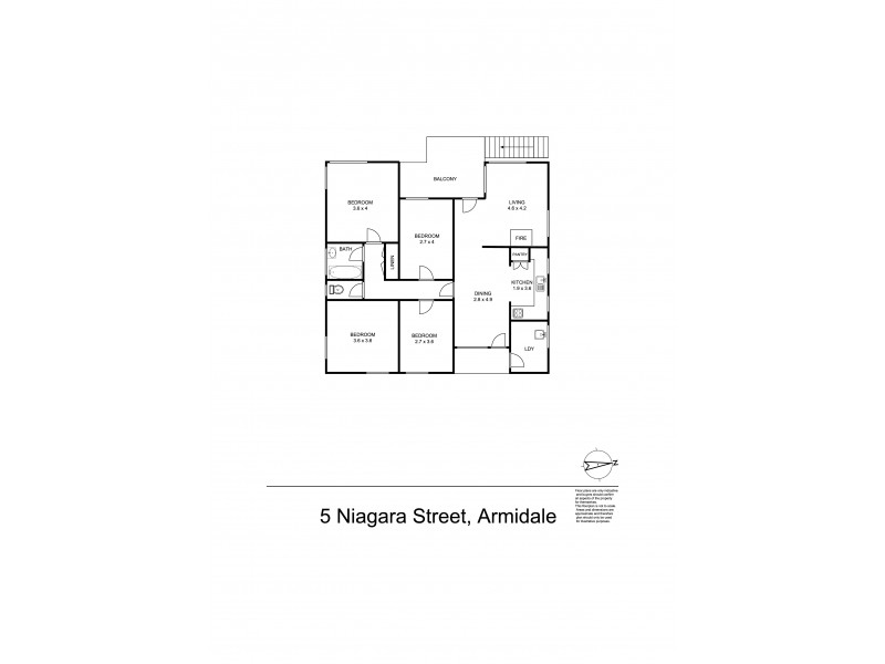 5 Niagara Street, Armidale NSW 2350 Floorplan