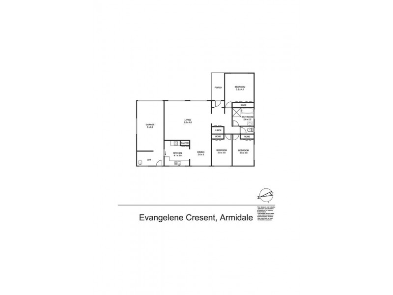 6 Evangelene Crescent, Armidale NSW 2350 Floorplan