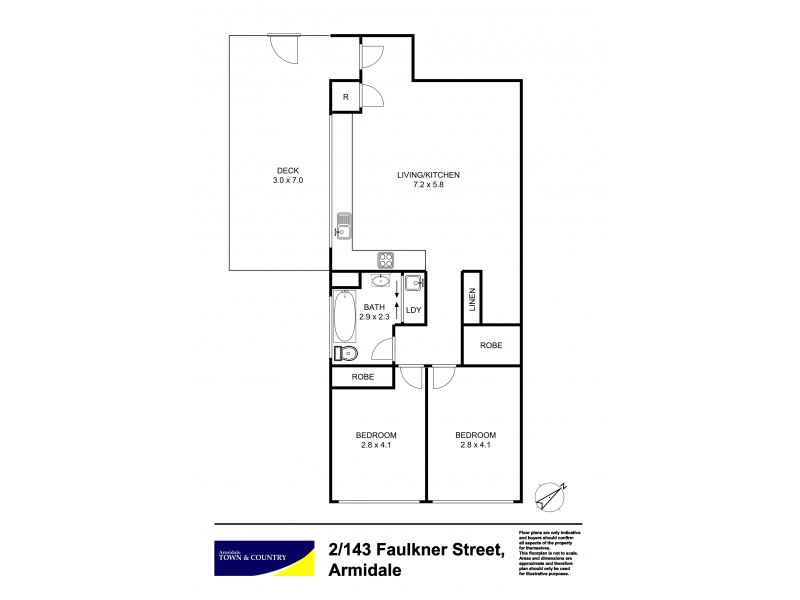 2/143 Faulkner Street, Armidale NSW 2350 Floorplan