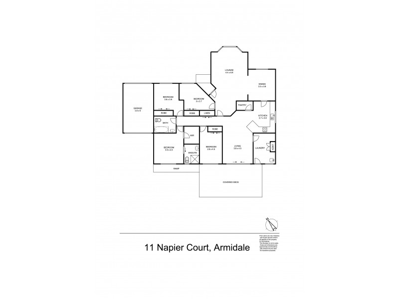 11 Napier Court, Armidale NSW 2350 Floorplan