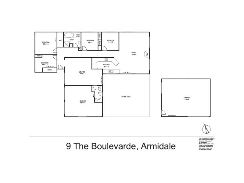 9 The Boulevarde, Armidale NSW 2350 Floorplan