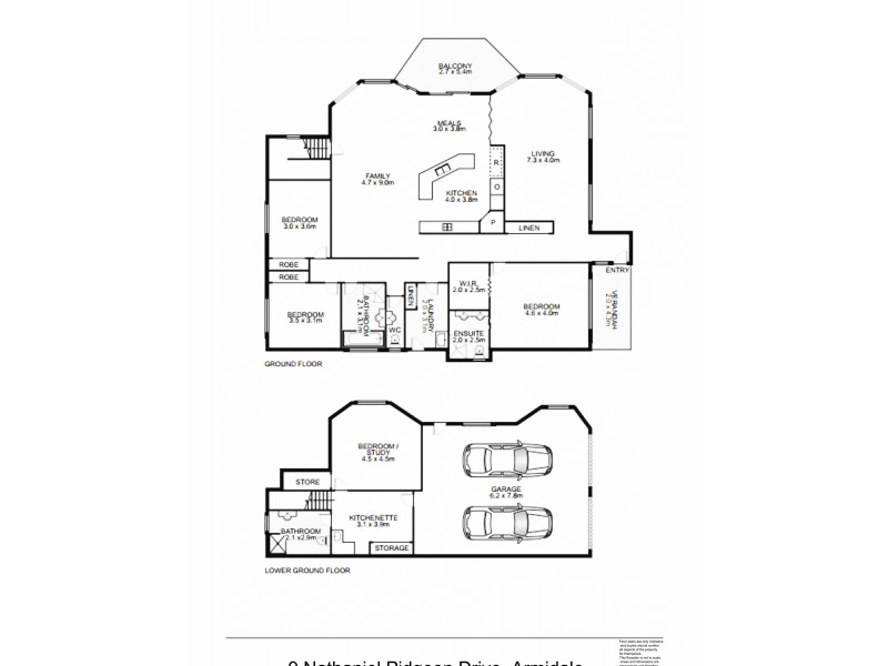 9 Nathaniel Pidgeon Drive, Armidale NSW 2350 Floorplan