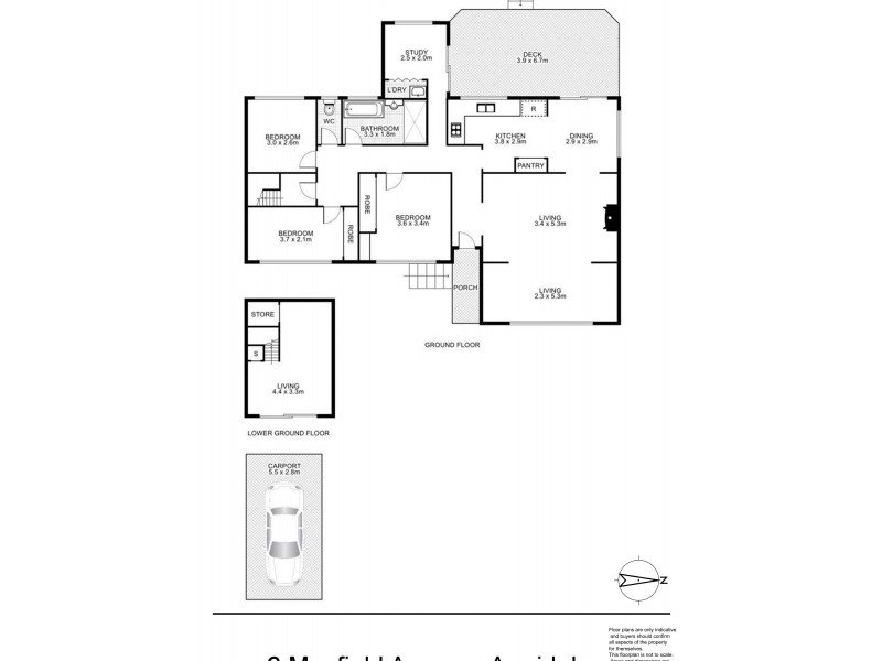 6 Mayfield Avenue, Armidale NSW 2350 Floorplan