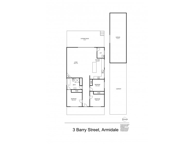 3 Barry Street, Armidale NSW 2350 Floorplan