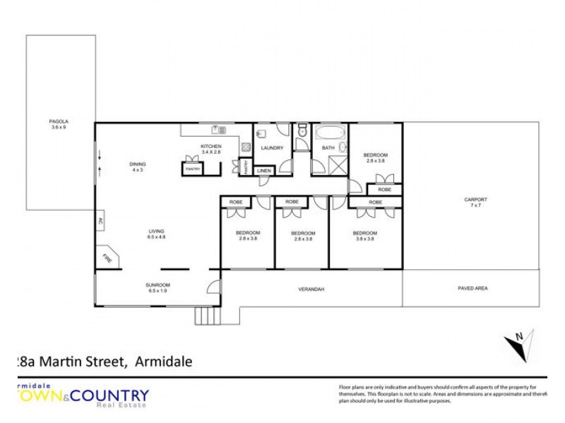 28a Martin Street, Armidale NSW 2350 Floorplan
