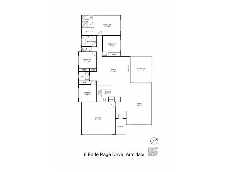 6 Earle Page Drive, Armidale NSW 2350 Floorplan