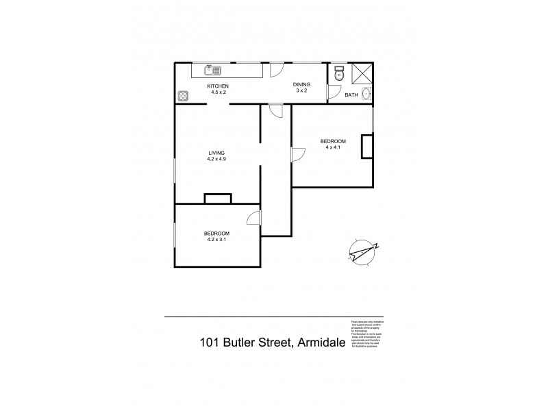 101 Butler Street, Armidale NSW 2350 Floorplan