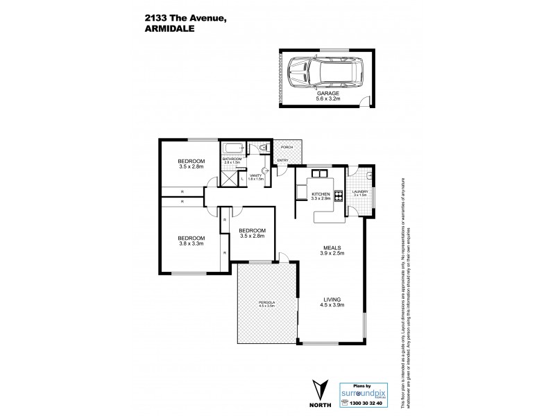 2/33 The Avenue, Armidale NSW 2350 Floorplan