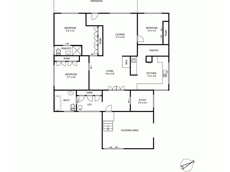 147 Butler Street, Armidale NSW 2350 Floorplan