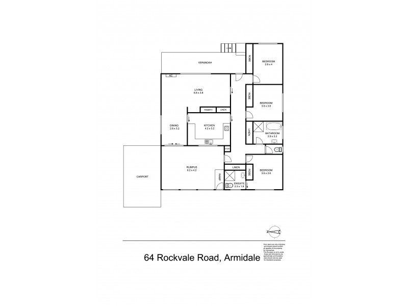 64 Rockvale Road, Armidale NSW 2350 Floorplan