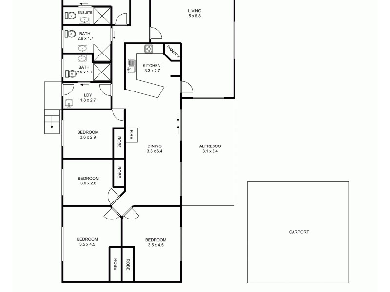 13 Verna Close, Armidale NSW 2350 Floorplan