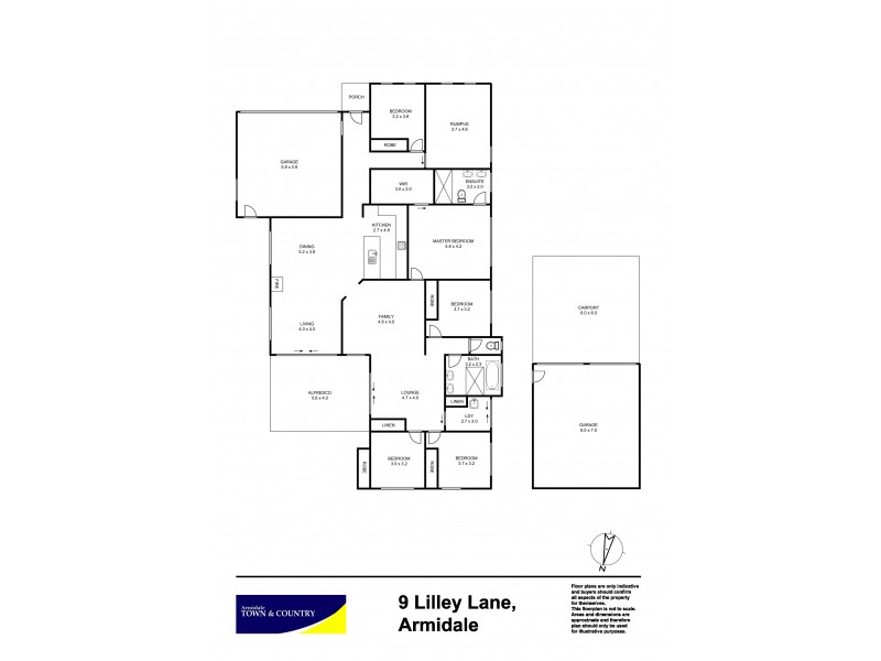 9 Lilley Lane, Armidale NSW 2350 Floorplan