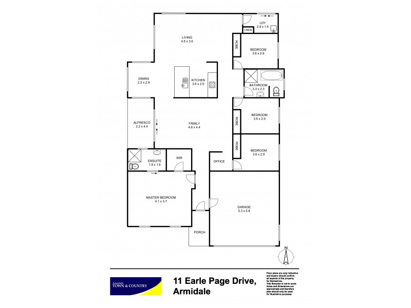 11 Earle Page Drive, Armidale NSW 2350 Floorplan