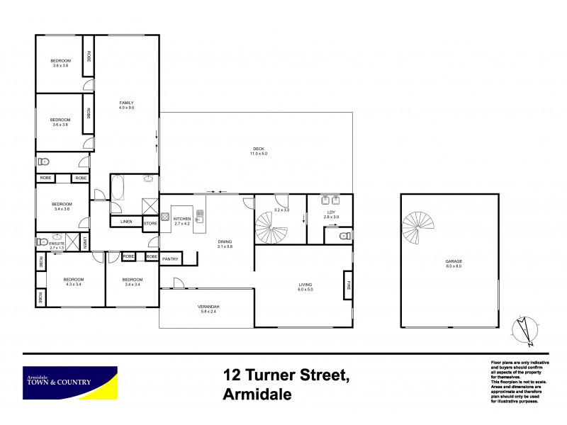 12 Turner Street, Armidale NSW 2350 Floorplan