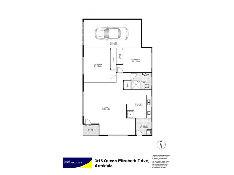 3/15 Queen Elizabeth Drive, Armidale NSW 2350 Floorplan