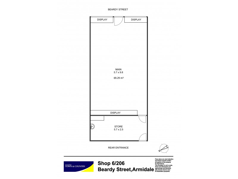 Shop 6/206 Beardy Street, Armidale NSW 2350 Floorplan