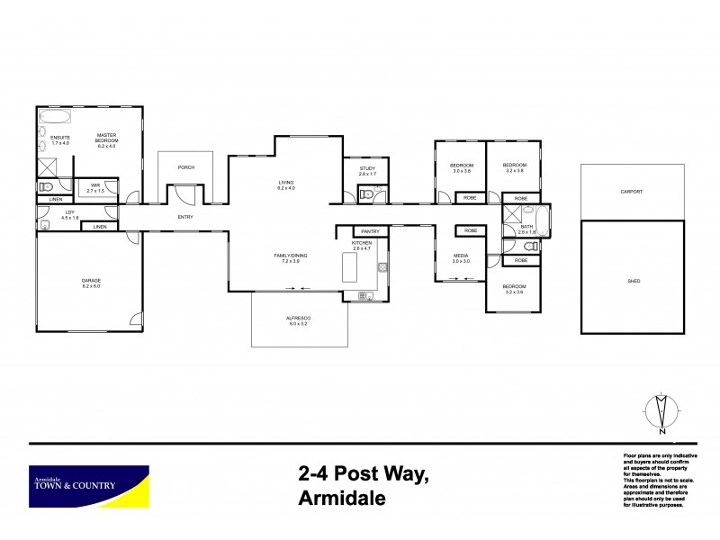 2-4 Post Way, Armidale NSW 2350 Floorplan