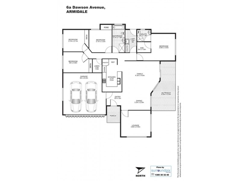 6a Dawson Avenue, Armidale NSW 2350 Floorplan