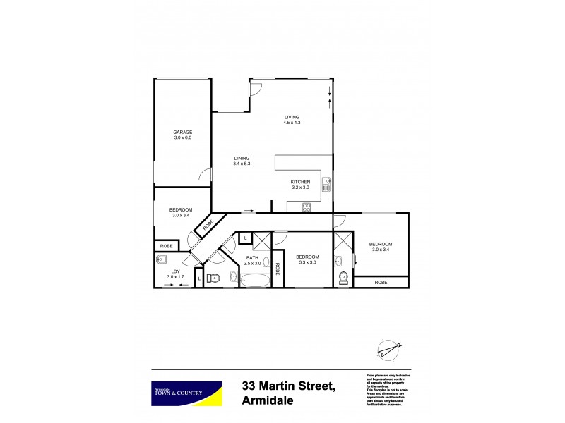 33 Martin Street, Armidale NSW 2350 Floorplan