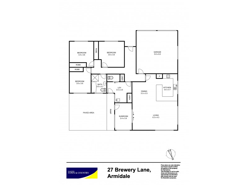 27 Brewery Lane, Armidale NSW 2350 Floorplan