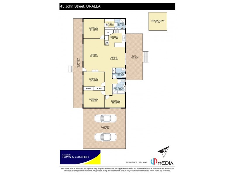 45 John Street, Uralla NSW 2358 Floorplan
