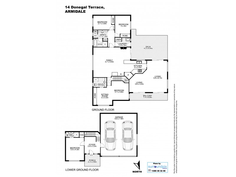 14 Donegal Terrace, Armidale NSW 2350 Floorplan