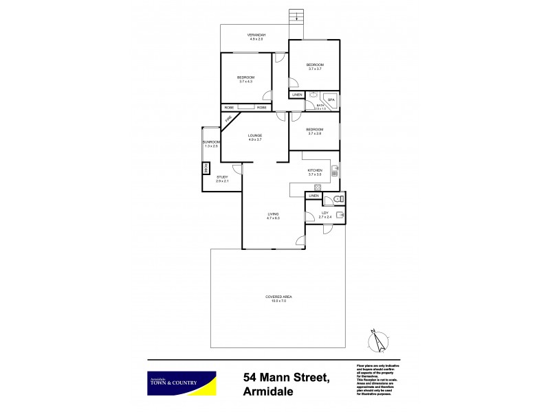 54 Mann Street, Armidale NSW 2350 Floorplan