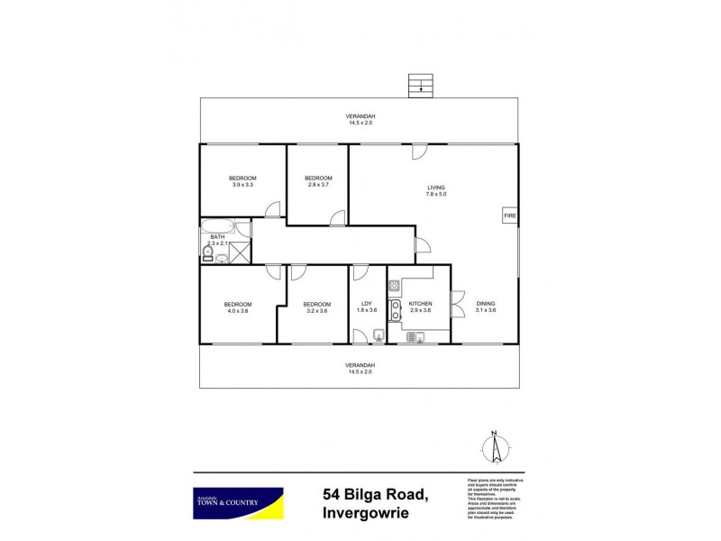 54 Bilga Road, Armidale NSW 2350 Floorplan