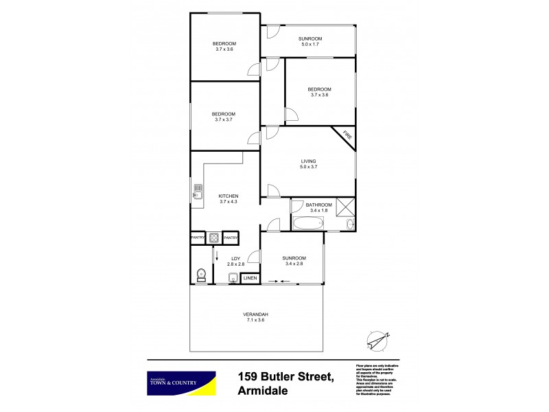 159 Butler Street, Armidale NSW 2350 Floorplan