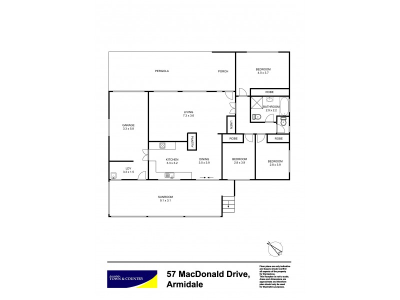 57 MacDonald Drive, Armidale NSW 2350 Floorplan
