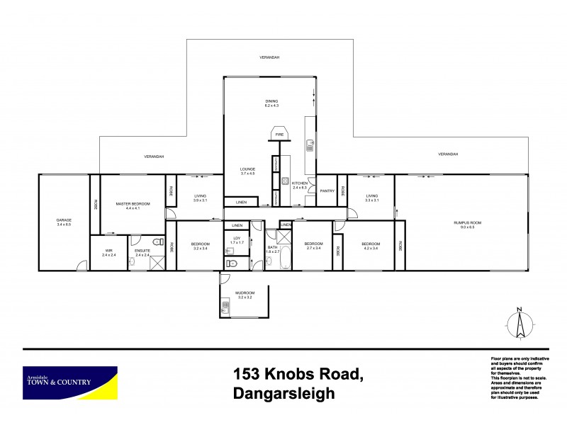 153 Knobs Road, Armidale NSW 2350 Floorplan