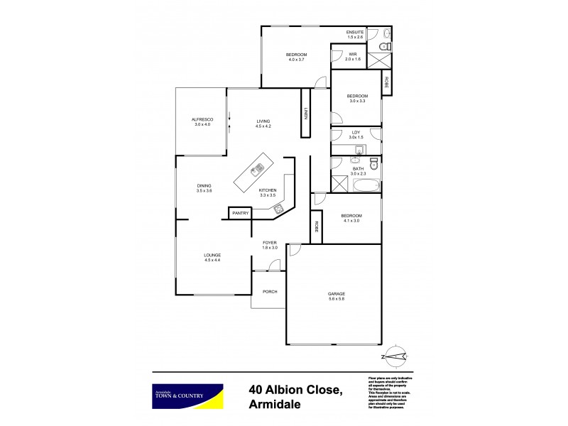 40 Albion Close, Armidale NSW 2350 Floorplan