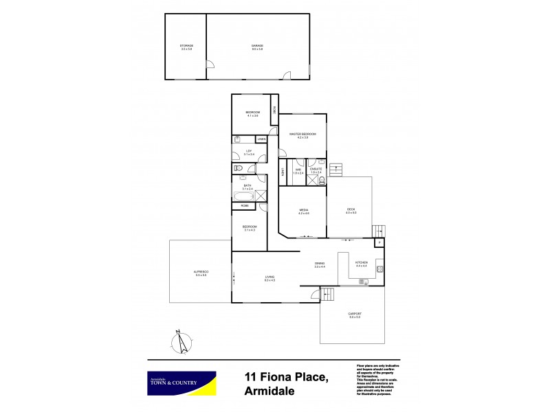 11 Fiona Place, Armidale NSW 2350 Floorplan