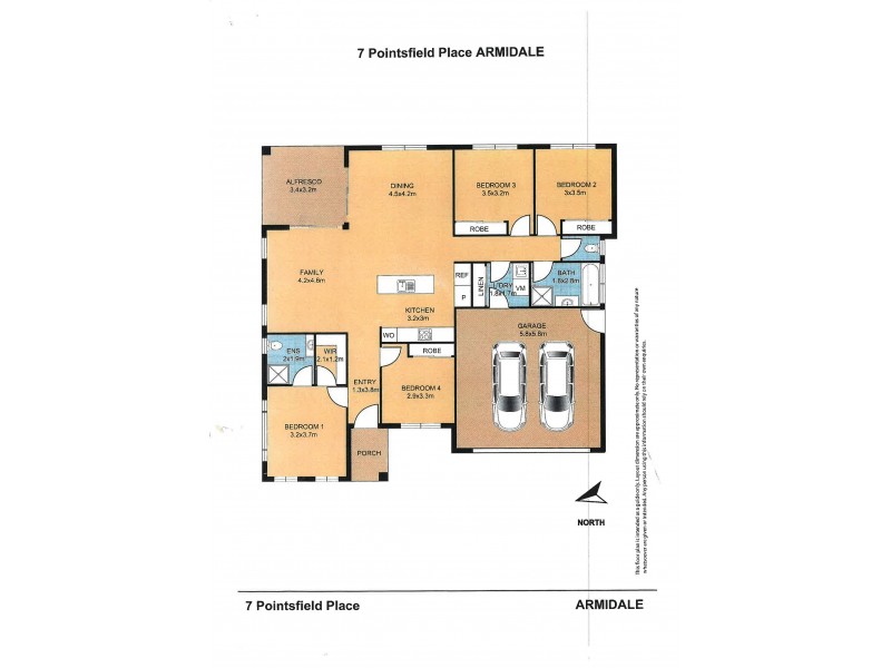 7 Pointsfield Place, Armidale NSW 2350 Floorplan