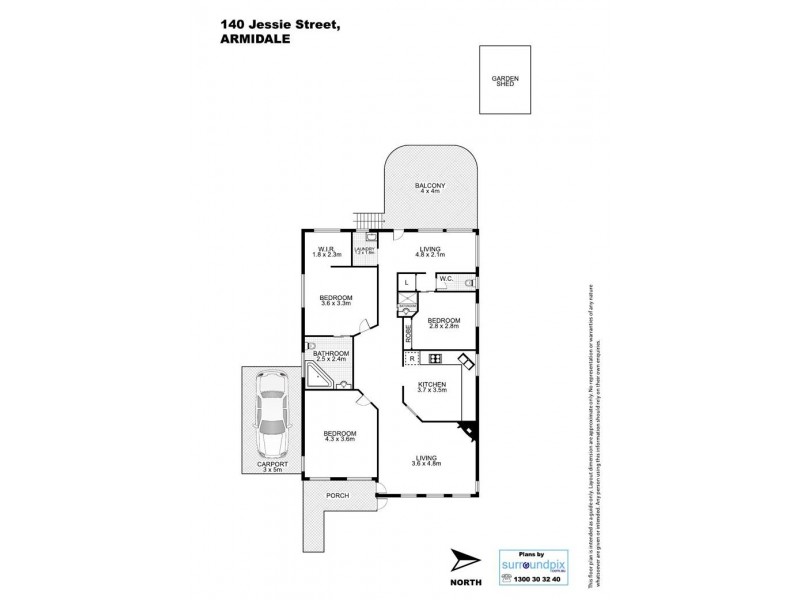 140 Jessie Street, Armidale NSW 2350 Floorplan