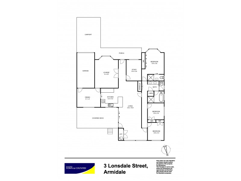 3 Lonsdale Street, Armidale NSW 2350 Floorplan
