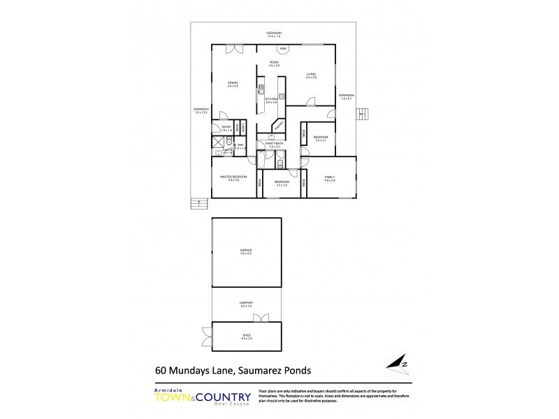 60 Mundays Lane, Armidale NSW 2350 Floorplan