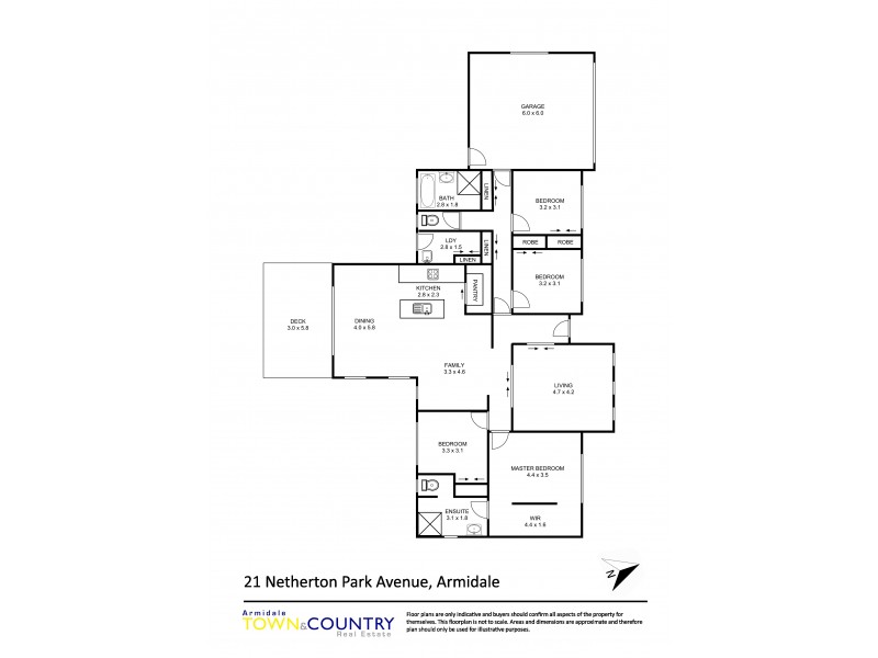 21 Netherton Park Avenue, Armidale NSW 2350 Floorplan