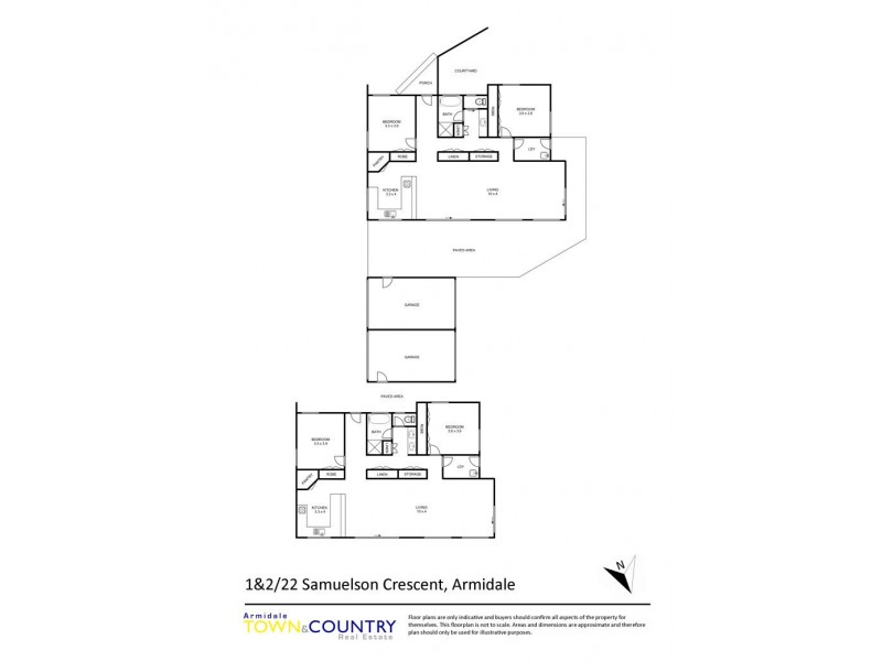 1 & 2/22 Samuelson Crescent, Armidale NSW 2350 Floorplan