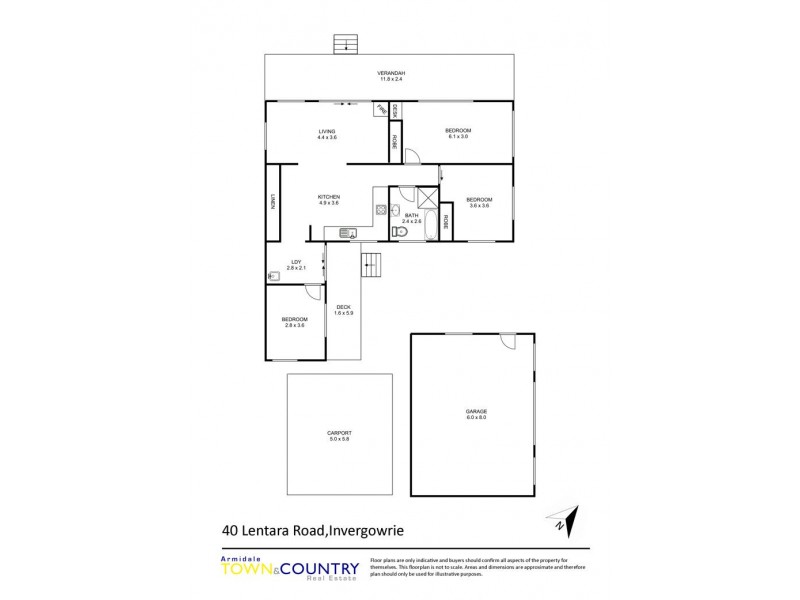 40 Lentara Road, Invergowrie NSW 2350 Floorplan