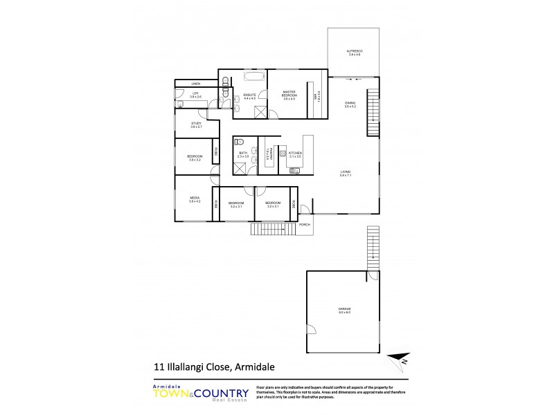 11 Illallangi Close, Armidale NSW 2350 Floorplan