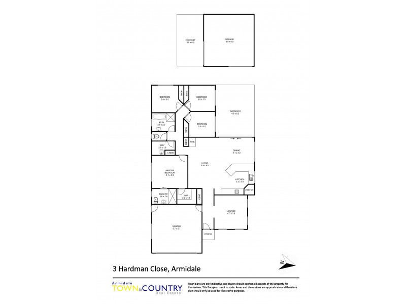 3 Hardman Close, Armidale NSW 2350 Floorplan