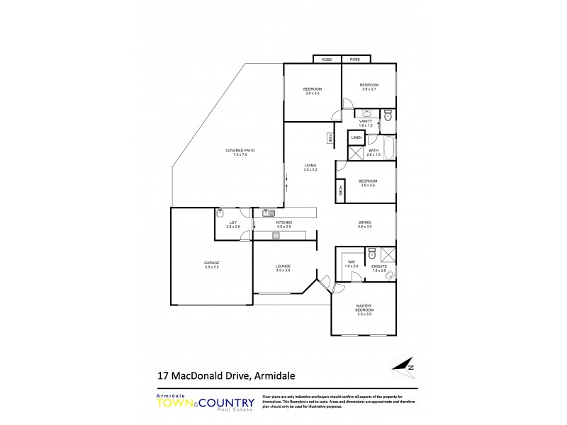 17 MacDonald Drive, Armidale NSW 2350 Floorplan