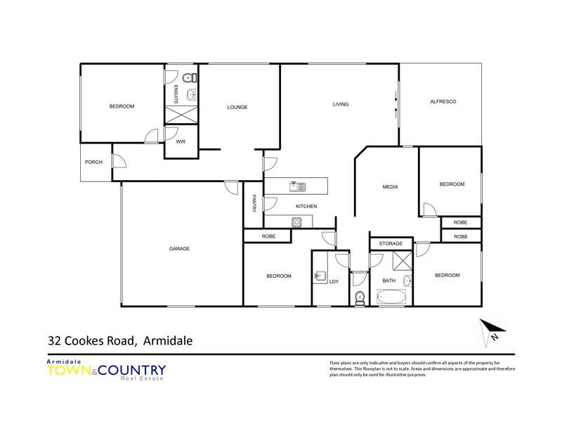 32 Cookes Road, Armidale NSW 2350 Floorplan